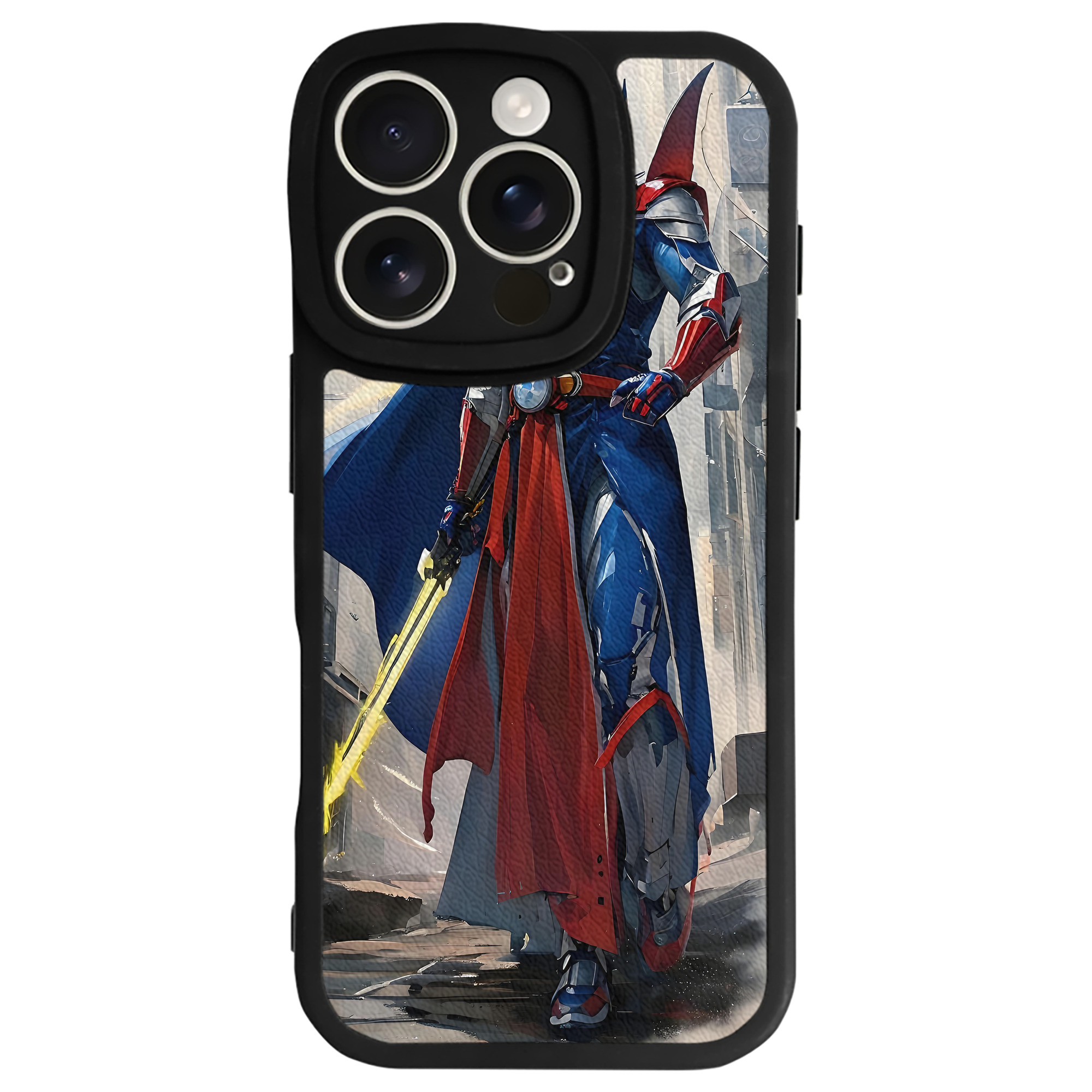 （画像用） ウルトラマン Ultraman 【iPhone 16シリーズ対応】シリコンスマホケース（レザー調） 材質：シリコン